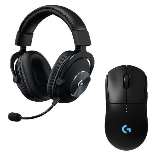 Studiet importere panel Logitech G PRO X Gaming Headset with Blue VO!CE, DTS Headphone:X 7.1 and 50  mm PRO-G Drivers with G PRO Wireless Gaming Mouse, Hero 25K Sensor, 25,600  DPI, RGB(Black) | pcwkart