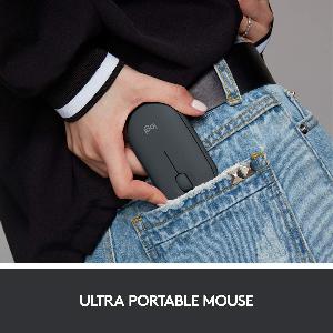 Logitech Pebble M350 Wireless Mouse (Graphite)