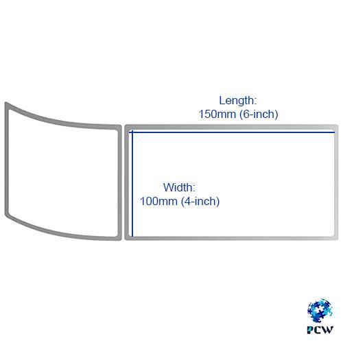 PCW Self Adhesive 100MM x 150MM / 4" x 6" Direct Thermal Label Roll - (400 Labels, Pack of 1) PCW Self Adhesive 100MM x 150MM / 4" x 6" Direct Thermal Label Roll - (400 Labels, Pack of 1)