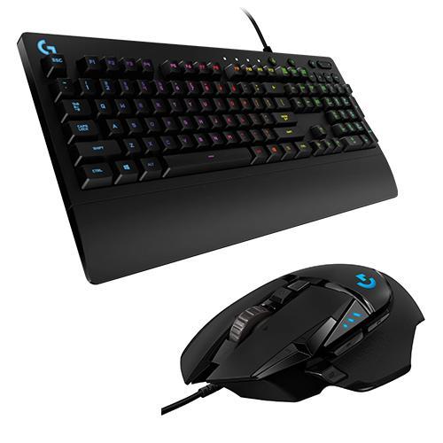 Logitech G502 Hero Gaming Mouse (Black) and Logitech Prodigy 213 Gaming  Keyboard